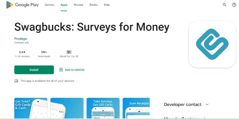 Money Making Apps In Nigeria-swagbucks